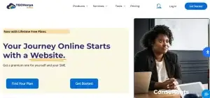 TECHenya Online HomePage Screenshot