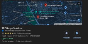 TECHenya Solutions Local SEO with Google My Business Profile