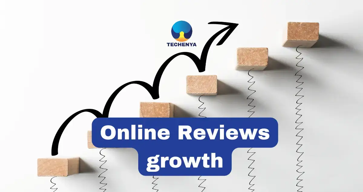 Graph showing the growth of online customer reviews, a key factor in local search rankings.