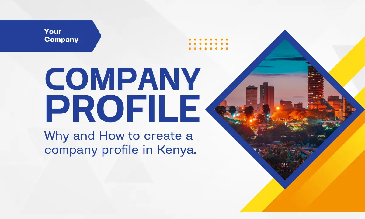 Company Profile Design Services in Nairobi, Kenya