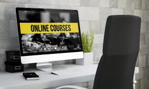 Image of Courses on a Apple Desktop Screen