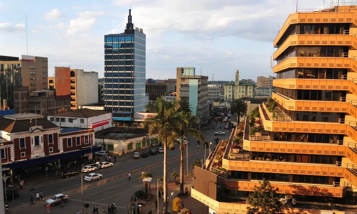 Skyline of Nairobi, a hub for online business ideas in Kenya.